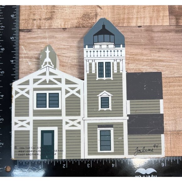 Vintage Wooden Hand-Painted Decorative Wall Plaque - Picture 2 of 2